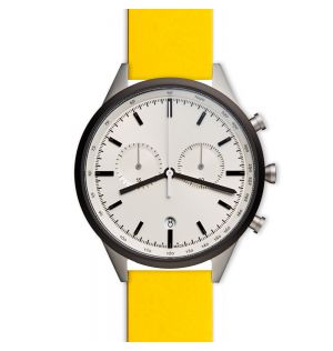 Men’s chronograph watch in PVD grey