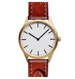 Men’s two-hand watch in PVD gold