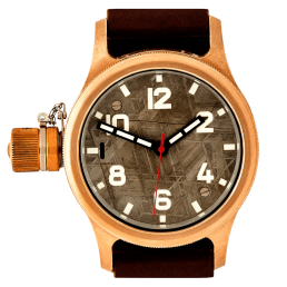 Bronze 46 Mm Meteorite Sapphire